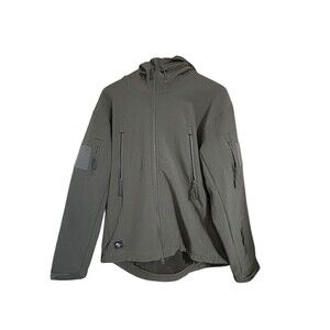 HIGHLAND TACTICAL ZIP UP JACKET army olive GREEN Size Large Military Hunting